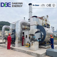 Ketel Uap Berbahan Bakar Gas Minyak Diesel untuk Pabrik Pakan Ternak 1000kg/jam 3000kg/jam Ketel Uap Industri CE ASME