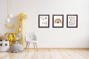 Cornice in Legno <span class=keywords><strong>Bianco</strong></span> FrameWorks per Opere d'Arte 3D, Foto, Artigianato, Stile Galleria, Decorazione da Parete per Casa, Sala Giochi - Product Image 3