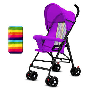 Poussette bébé légère en alliage d'aluminium, pliable, ultra-compacte, portable, type parapluie, capacité de charge 15 kg, rotation 360° - Product Image 5