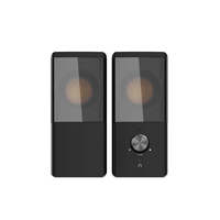 Stilvolles Design 3Wx2 Desktop-PC-Gaming-Lautsprecher Computer-Multimedia-Subwoofer-Lautsprecher Mit Kopfhörerbuchse
