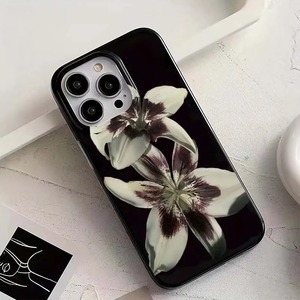 Funda de teléfono suave con estampado de flores de orquídeas de lirio para <span class=keywords><strong>iPhone</strong></span> 16 15 14 13 12 11 Pro Max XS XR X 7 8 Plus SE <span class=keywords><strong>2020</strong></span> 2022, funda a prueba de golpes - Product Image 3