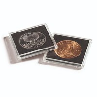 Capsule de pièce carrée de dalle de pièce de monnaie en plastique propre facile à ouvrir de 50*50MM avec la mousse flexible d'Eva