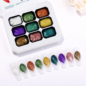 Abrltino <span class=keywords><strong>Serie</strong></span> Estiva Words: Gel UV Non Tossico per Unghie, Lunga Durata, 9 Colori Sfumati, per Nail Art Fai-da-te, Ingrosso - Product Image 6