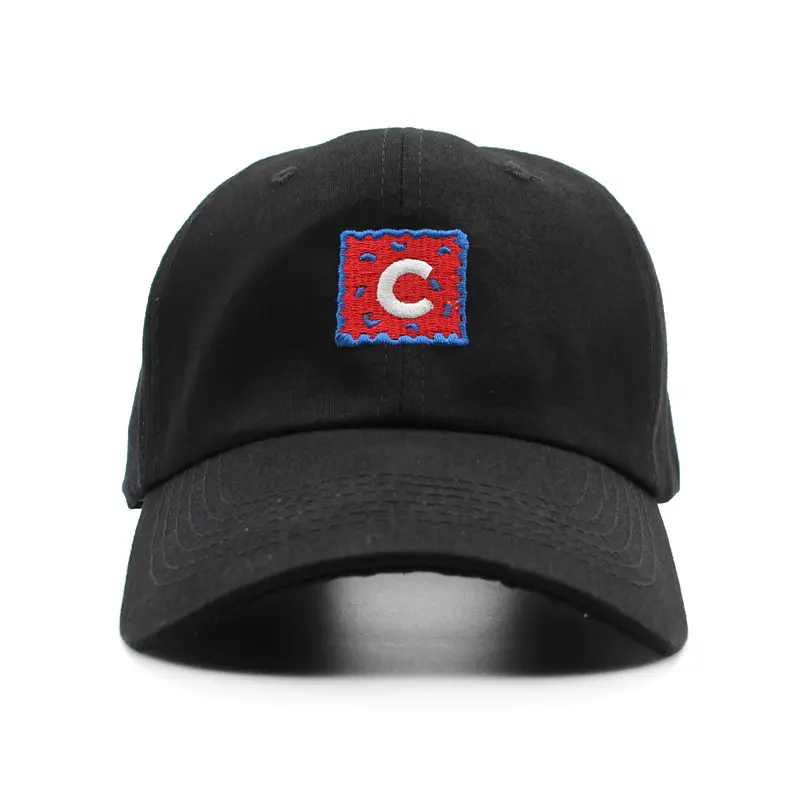 Fashion Letter C 3D Stickerei Patch Baseball Cap Unisex Outdoor Sonnenschutz Gebogene Krempe verstellbare Kappen