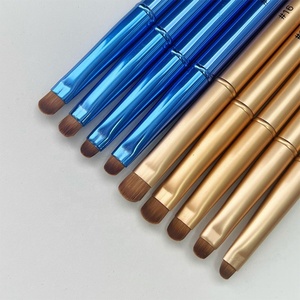 Stylo de manucure française le plus vendu avec manche métallique, brosse à ongles en poils de Kolinsky personnalisable, vente en gros directe usine 8 # 10 # 12 # 14 # 16 # - Product Image 5