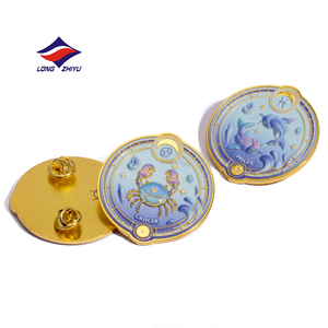 Épingles en métal fabriquées par Longzhiyu, fabricant depuis 20 ans, badge en métal personnalisé, épinglette en émail métallique, épinglette de vêtement en métal de dessin animé, badge d'<span class=keywords><strong>anime</strong></span> - Product Image 2