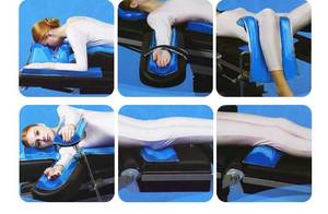 Medical surgery polymer gel anti-decubitus head <b>pillow</b> body position Gel Head Padding Head <b>Support</b> Patient Positioner Pad - Product Image 6