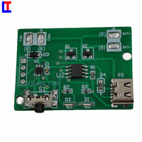Carte de circuit imprimé de ventilateur rechargeable solaire portable bldc, carte de circuit imprimé de commande de puissance du ventilateur 12v dc, service de conception de carte de circuit imprimé pcba
