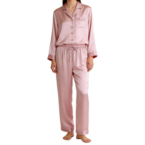 Ladies high-end Arundo donax plant fiber <b>silk</b> <b>pajamas</b> set Quality Authority <b>Women's</b> ice <b>silk</b> <b>pajamas</b> Chinese wholesale <b>pajamas</b> - Product Image 1