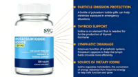 Complément d'iodure de potassium en marque blanche OEM – Comprimés pour le bien-être de la thyroïde pour adultes – Soutien quotidien naturel en iode – 120 unités