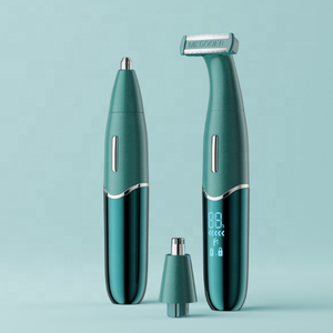 Megoqer <span class=keywords><strong>2021</strong></span> Nueva Afeitadora Eléctrica, Recortadora de Cejas, Recortadora de Vello Nasal, Set de Afeitadora para Mujer - Product Image 2