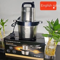 Petit hachoir à viande électrique domestique et broyeur de légumes 6L 8L 12L mélangeur multifonctionnel de capacité