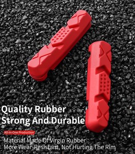 MTB Yol Bisikleti Kaliper Bloğu için Bir Çift Fren Balatası, Alaşımlı Jant Bisiklet Fren Pabuçları için - Product Image 3