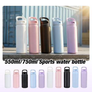 Vaso Personalizado para Impresión 3D con Logotipo, 25 oz, para Bebidas Deportivas, con Pajita Abatible, Morado, Portátil, Termo de Acero Inoxidable de 18 oz - Product Image 2