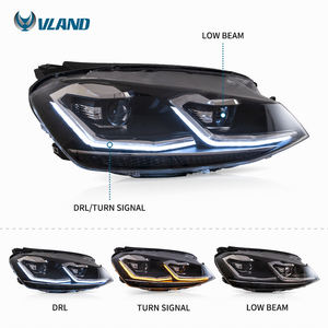 Ensemble de phares avant de <span class=keywords><strong>voiture</strong></span> VLAND Upgrade Full Led pour <span class=keywords><strong>Volkswagen</strong></span> VW Golf 7 Mk7 Variant TSI 2013 2014 2015 2016 2017 - Product Image 2
