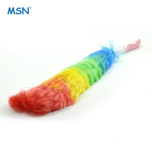 MSN brosse de nettoyage de bureau électrostatique pour voiture, <span class=keywords><strong>plumeau</strong></span> de couleur <span class=keywords><strong>arc</strong></span>-<span class=keywords><strong>en</strong></span>-<span class=keywords><strong>ciel</strong></span> - Product Image 3