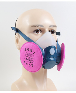 Filtro in Cotone 2091 <span class=keywords><strong>P100</strong></span> con Carbone Attivo per Prevenire Vapori Organici, Odori, Fumi di Saldatura e Particelle di Fibra di Vetro per Uso Industriale - Product Image 6