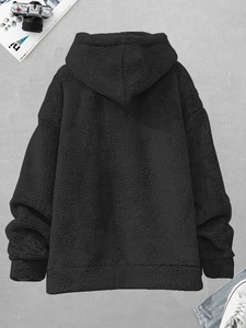 Chất Lượng Cao Người Đàn Ông Của Quá Khổ Lông Cừu Trùm Mũ Trùm Trước Áo Áo Biểu Tượng Tùy Chỉnh Dày Áo Cho Nam Giới - Product Image 3