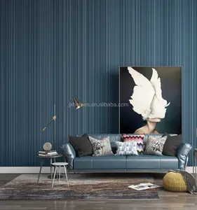 Papel pintado <span class=keywords><strong>de</strong></span> patrón vertical minimalista moderno decoración del hogar - Product Image 1
