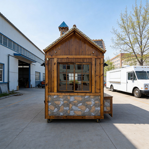 Chiosco Mobile Personalizzato in Stile Vintage per Caffè e Snack, Furgone per Vendita Ambulante di Cibo - Product Image 3