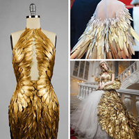 Plumes d'oie teintées de haute qualité, couleurs métalliques, 4-6 pouces, pour décorations de mariage et accessoires vestimentaires