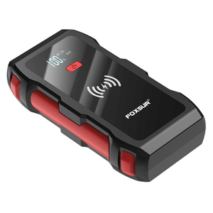 Démarreur de batterie de voiture portable 12V multifonction avec batterie externe et lampe de poche pour un démarrage rapide du véhicule - Product Image 1