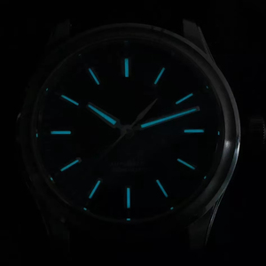 Relojes OEM personalizados nh35 con logotipo, resistentes al agua hasta 100 m, esfera de esmalte nublado, reloj de pulsera automático de lujo para hombre, de acero inoxidable. - Product Image 2