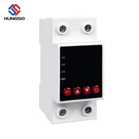 AVP 2P AC 220V 110V 40A 63A 80A réglable sur sous tension protecteur de courant électrique utilisé Protection tension et courant