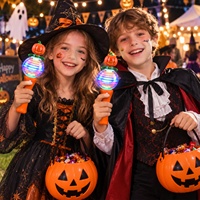 Baguette lumineuse citrouille LED colorée pour fêtes d'Halloween, événements festifs, cadeaux promotionnels et en gros