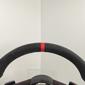 <span class=keywords><strong>Volante</strong></span> Deportivo Personalizado Estilo RS, Completamente en Alcántara, para A3 <span class=keywords><strong>A4</strong></span> A5 A6 A7 A8 C7 C8 S3 S4 S5 <span class=keywords><strong>B6</strong></span> B8 B9 RS3 RS4 RS5 RS7 Q3 Q5 Q7 Q8 - Product Image 6