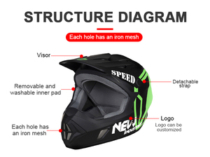 <span class=keywords><strong>Casque</strong></span> <span class=keywords><strong>de</strong></span> moto intégral coloré universel portable KS05 ABS <span class=keywords><strong>de</strong></span> MOON China GOOD Supplier - Product Image 3