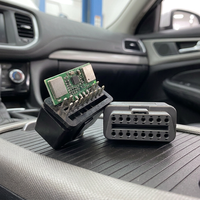 SETOCONT ST-SOM-012A Qualité OEM SAE J1962 Angle Droit 16 Broches Mâle OBD Connecteur PCB Soudé OBD2 Connecteur