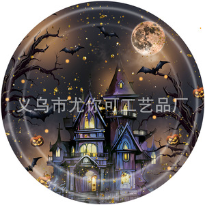 Halloween Disposable <b>Tablecloth</b> <b>Rectangle</b> Plastic Digital Printing Indoor Party Decor Youke108 - Product Image 3