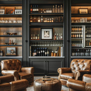 Hôtel de luxe léger Prévention de la corrosion Armoire <span class=keywords><strong>bar</strong></span> à <span class=keywords><strong>vin</strong></span> en acier inoxydable 304 Contrôle de la température intégré Armoire à <span class=keywords><strong>vin</strong></span> de luxe - Product Image 2