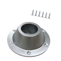 Capuchon de base de pied de table en métal premium résistant à la rouille et à l'oxydation, pour camping-car et bateau, support de pied de table, couvercle supérieur