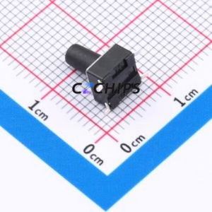 BTS0D0032RBG00 Tactile Switch SMD-4P,6x6mm Switch Round Button 2.6N Vertical Mount 6mm - Product Image 2
