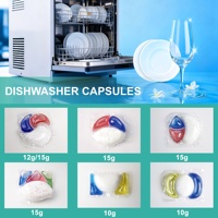 Capsules pour lave-vaisselle Yicun OEM, poudre à lessive, pastilles pour lave-vaisselle 10g/12g/15g, savon à vaisselle, tablette de lavage