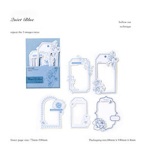 Nuevo Diseño de Pegatinas Huecas para Collage - Serie de Collages con Marco - Pegatinas de Material Base para Decoración de Álbumes DIY - Autoadhesivas con Acabado Brillante - Product Image 6