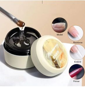 Gel de base 4 en 1 pour ongles, colle à ongles, modèle/renforcement/extension/apprêt, gel <span class=keywords><strong>constructeur</strong></span> UV à faire tremper, gel de vernis à ongles 6 ml - Product Image 1