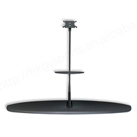 Nouvelle conception d'aile de planche à voile hydrofoil GY1310 en fibre de carbone/aluminium pour débutants, grande lame de 2100 cm², polyvalente pour SUP, Black Wave