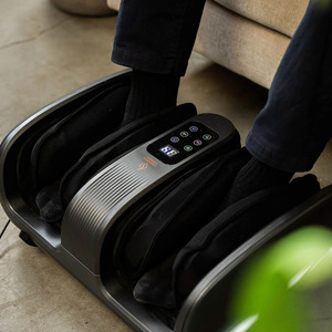 Massaggiatore per Piedi Elettrico Sunmaxx con Infrarossi, Riscaldamento ABS, Vibrazione, Shiatsu, Cintura Massaggiante Regolabile, Materassino per Gambe con Timer - Product Image 4
