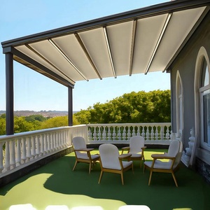 Pérgola con Techo Retráctil Ajustable Eléctricamente de Weleadalu, Directo de Fábrica, Precio Bajo, para Terrazas, Marco de Aluminio - Product Image 3