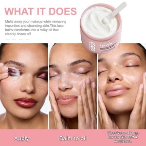 Bálsamo Limpiador Desmaquillante de Marca Privada que Disuelve el Maquillaje y Protector Solar sin Esfuerzo, Deja la Piel Suave y Sedosa, Profundamente Hidratada - Product Image 4