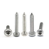 Vis autotaraudeuses à tête cylindrique en acier inoxydable personnalisées A2 A4 GB845 ST2.2-ST6.3