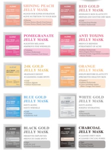 Maschera Gel Modellante Fai da Te per Spa con Logo Personalizzato Cura della Pelle Coreana Sbiancante al Collagene Peel-Off in Polvere Maschere Viso Jelly Antietà - Product Image 2