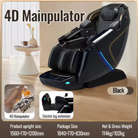 Silla de Masaje de Gravedad Cero 4D SL Track con Compresión de Aire para Todo el Cuerpo, Entrega Local en EE. UU., Marca YITOUCH, Lujosa para el Hogar