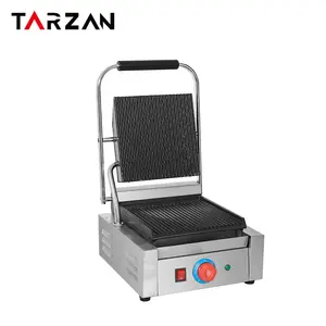 2022 Hot Selling Factory Commercial Stainless Steel Electric Sandwich Panini Grill/Press Plate Grill Panini Wholesale