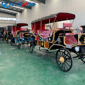 Charrette de mariage électrique de style européen sans chevaux, chariot de tourisme à 6 places avec pneus en caoutchouc massif à vendre - Product Image 6