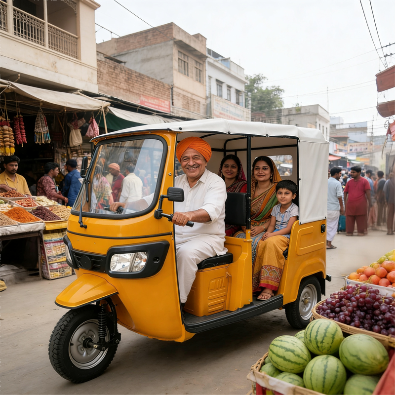 Electric Taxi Bajaj Tuk tuk Tricycle