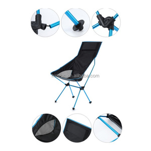 Chaise de camping pliable légère en aluminium à dossier haut, type Moon Chair, pour extérieur, plage et randonnée - Product Image 5